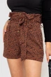 Шорты женские шифоновые, цвет коричнево-черный, 244R079, XL - изображение 3