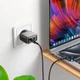 Сетевое зарядное устройство адаптер Borofone BAS55A Absolute charger set |1USB/1Type-C, 30W/3A, быстрая зарядка PD/QC, многоуровневая система защиты| с кабелем Type-C в Type-C |1 м, до 60 Вт| Черный - изображение 6