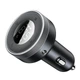 Автомобильный FM-трансмиттер модулятор и зарядный адаптер Baseus Energy Column Car Wireless MP3 Charger (CCLH-01) |Bluetooth 5.0, 2USB, AUX/TF, 3.4A, LED-дисплей, защита от перегрузки, универсальная совместимость| Черный - изображение 1