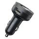 Автомобильный FM-трансмиттер модулятор и зарядный адаптер Baseus Energy Column Car Wireless MP3 Charger (CCLH-01) |Bluetooth 5.0, 2USB, AUX/TF, 3.4A, LED-дисплей, защита от перегрузки, универсальная совместимость| Черный - изображение 4