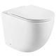Унитаз напольный приставной Mixxus Premium Ellipse-0701-T1 570x365x410mm, система смыва Tornado 1.0 MP6593 - изображение 1