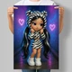 Постер в стиле куклы Bratz Девочка в костюме зебры А3 30х42 см (DYT046_А3) - изображение 1