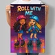 Постер в стиле куклы Bratz две девочки на роликах А3 30х42 см (DYT035_А3) - изображение 1