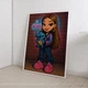 Постер в стиле куклы Bratz Девочка со Стичем А3 30х42 см (DYT049_А3) - изображение 2