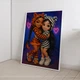 Постер в стиле куклы Bratz Девочки в костюмах зебры и тигра А3 30х42 см (DYT047_А3) - изображение 2