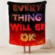 Плед 3D мотивационный "EVERY THING WILL BE OK №2" 12828 135х160 см - изображение 3