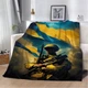 Плед патриотический 3D Защитник Украины 12187 135х160 см - изображение 1