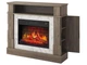 Каминокомплект ArtiFlame For Living AF23BS дуб серый эффект живого пламени со звуком и обогревом - изображение 6