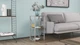 Етажерка 3/34 Ferrum-decor Серії Конект 73x34x28 сірий ДСП Дуб Сонома 16мм (FRD-104304) - зображення 2