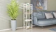 Етажерка 4/34 Ferrum-decor Серії Конект 120x34x28 білий ДСП Дуб Сонома 16мм (FRD-104280) - зображення 2