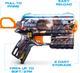 Blaster Zuru X-Shot Skins Flux Blaster - Jurassic World Skins 8 rzutek 36755-S001 (4894680034891) - obraz 4