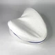 Подушка ортопедична для ніг і колін з ефектом пам’яті Leg Pillow, анатомічна гіпоалергенна зі знімним чохлом на блискавці, для сну на боці, для вагітних, при болях у суглобах, для підтримки спини Біла, F-19D1 - зображення 12