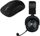 Навушники Logitech G PRO X Lightspeed + миша G Pro X Superlight Wireless Black (47265898) - зображення 1