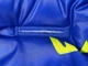 Чохол на стільчик для годування Chicco Polly 2 Start з плащівки Очі синій Panda Mom - зображення 2