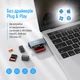 Кардрідер ColorWay USB 2.0/USB-C to CF/SD/MicroSD Black (CW-CR-01) - зображення 9