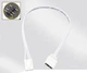 Кабель Спліттер 5V 3PIN+4PIN ARGB LED Strip Connector 1 -> 1 подовжувач комплект 2шт 25см (788225944-11) Білий - зображення 3