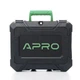 Дриль-шуруповерт безщіточний APRO 20В, 2А, 20DB, 2 АКБ, ЗУ, кейс - зображення 11