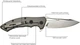 Складной нож Skif Shark II SW лезвие Wharncliffe, Frame Lock, рукоятка G‑10 Черный (17650292) - изображение 8