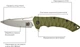 Складной нож Skif Shark II SW лезвие Wharncliffe, Frame Lock, рукоятка G‑10 Оливковый (17650294) - изображение 7