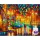 Набір для алмазної мозаїки на підрамнику ColorArt Осінній парк 40х50см SPP055 + Подарунок лак для покриття - зображення 1
