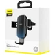 Автомобільний тримач Baseus Glaze Gravity Car Mount black - зображення 4