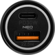 Автомобільний зарядний пристрій NEO Tools GD036 USB-A + USB-C Чорний (5907558475029) - зображення 2