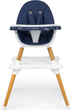 Стільчик для годування Milly Mally Malmo 2 в 1 Navy (5901761129663) - зображення 2