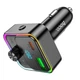 FM-трансмиттер Hoco Bluetooth модулятор USB/Type-C PD30W+QC3.0 LED E81 black (Hoco_E81) - изображение 6