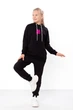 Утеплені штани для дівчинки однотонні прямого крою Носи своє 140 Чорний (p-6956-52624) - изображение 1