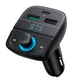 Автомобильный FM-трансмиттер ресивер UGREEN CD229 FM&Bluetooth Transmitter&Car Charger + TF Slot Black (UGR-80910) - изображение 2