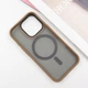 TPU+PC чохол Metal Buttons with MagSafe для Apple iPhone 16 Pro Max (6.9") Золотий - изображение 3