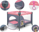 Kojec łóżeczko dziecięcy Milly Mally Fun Pink Bear (5901761126099) - obraz 5