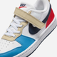 Дитячі кеди для хлопчика Nike Court Borough Low Recraft (PS) DV5457-124 28.5 (11.5C US) Білі з синім і червоним (197859908257) - зображення 7