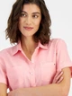 Рубашка женская Tommy Hilfiger 128465219 XL Розовая (1159841275) - изображение 4