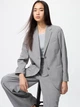 Пиджак классический удлиненный женский Uniqlo 155701579 L Серый (1159840979) - изображение 1