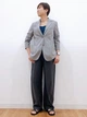 Пиджак классический удлиненный женский Uniqlo 155701579 L Серый (1159840979) - изображение 8