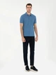 Поло длинное мужское Pierre Cardin G021Gl011-000-2186292(Koyu Mavi) 2XL Голубое (8683858466024) - изображение 3