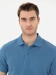 Поло длинное мужское Pierre Cardin G021Gl011-000-2186292(Koyu Mavi) 2XL Голубое (8683858466024) - изображение 5