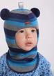 Зимова шапка шолом Beezy для хлопчика 1402-48-22 Ведмедик р. 0 (44-46 см) - зображення 4