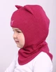 Зимняя шапка-шлем Beezy для девочки 1450-20-22 Кошка р. 1 (47-49 см) - изображение 4