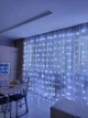 Новогодняя LED гирлянда-штора "Ледяная сказка" холодный белый свет 300 LED 3х3м с пультом ДУ - изображение 5