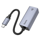 Сетевой адаптер HOCO UA37 Type-C ethernet adapter (1000 Mbps) Metal Gray (6942007647281) - изображение 3