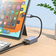 Сетевой адаптер HOCO UA37 Type-C ethernet adapter (1000 Mbps) Metal Gray (6942007647281) - изображение 5