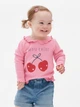 Детский лонгслив для девочки Primark XAZ527005YFNQ 98 см Розовый с принтом (DD8000009374241) - изображение 1