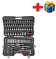 Набор инструментов 180 пр. 1/4", 3/8" та 1/2" Force 41801 - изображение 4