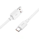 Дата кабель Hoco X96 Hyper USB для Type-C 100W (0.25m) White - зображення 2