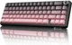 Компактна ігрова клавіатура Attack shark X66 Pink gradient 60%, 3000mAh, Hot-Swap, RGB, 2.4GHz/Bluetooth/USB - изображение 1
