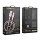 Кабель для зарядки и обмена данными USB YOKI YK-ST41 STYLE Series USB/Type C 60W (3A/20V), 1.2 метра, Розовый - изображение 1