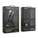 Кабель для зарядки и обмена данными USB YOKI YK-LE17 LED Series USB/Lightning 12W (2.4A/5V) 1.2m Black - изображение 2