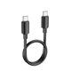 Кабель HOCO Type-C до Type-C Hyper fast charging data cable X96 |0,25m, 60W/3A| Black - зображення 1